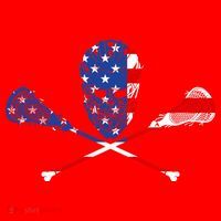 Lacrosse Flag Santa Hat thumb 1