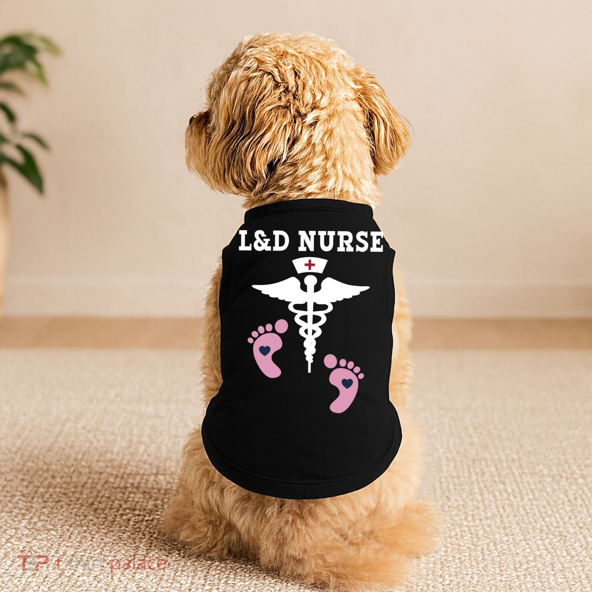 L And D Labor And Delivery Nurse Gift Doggie Tank