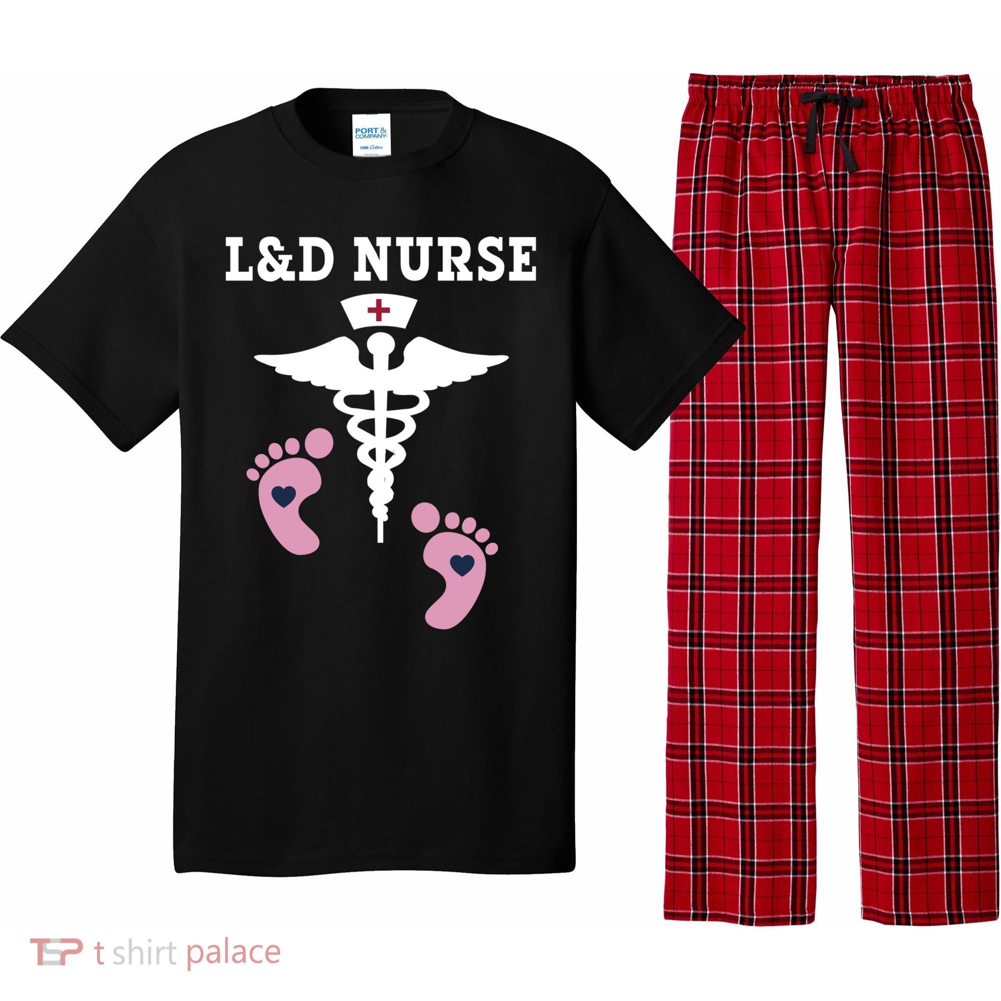L And D Labor And Delivery Nurse Gift Pajama Set
