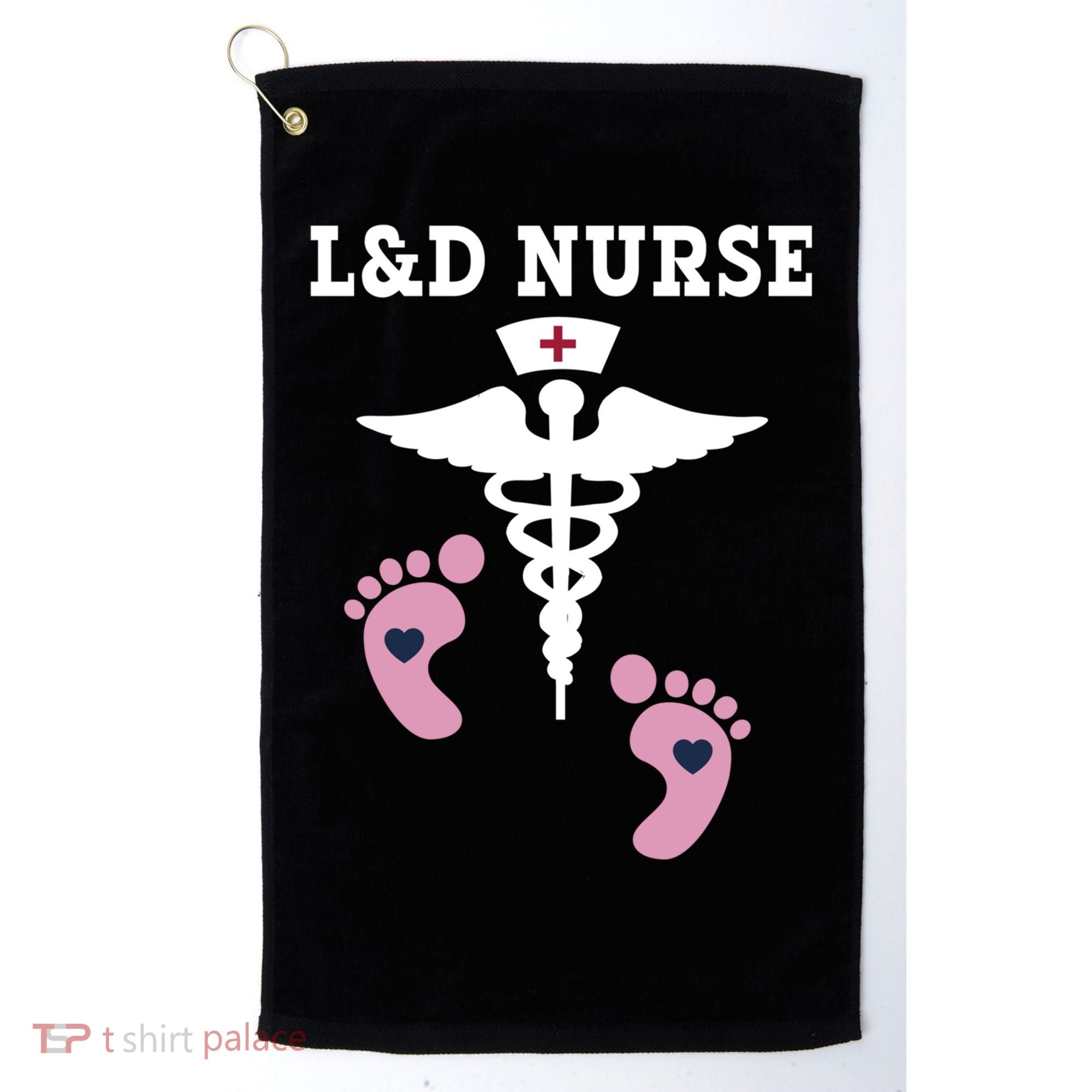 L And D Labor And Delivery Nurse Gift Golf Towel