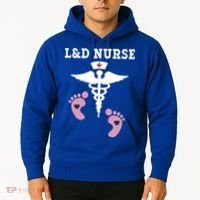 L And D Labor And Delivery Nurse Gift Hoodie thumb 2