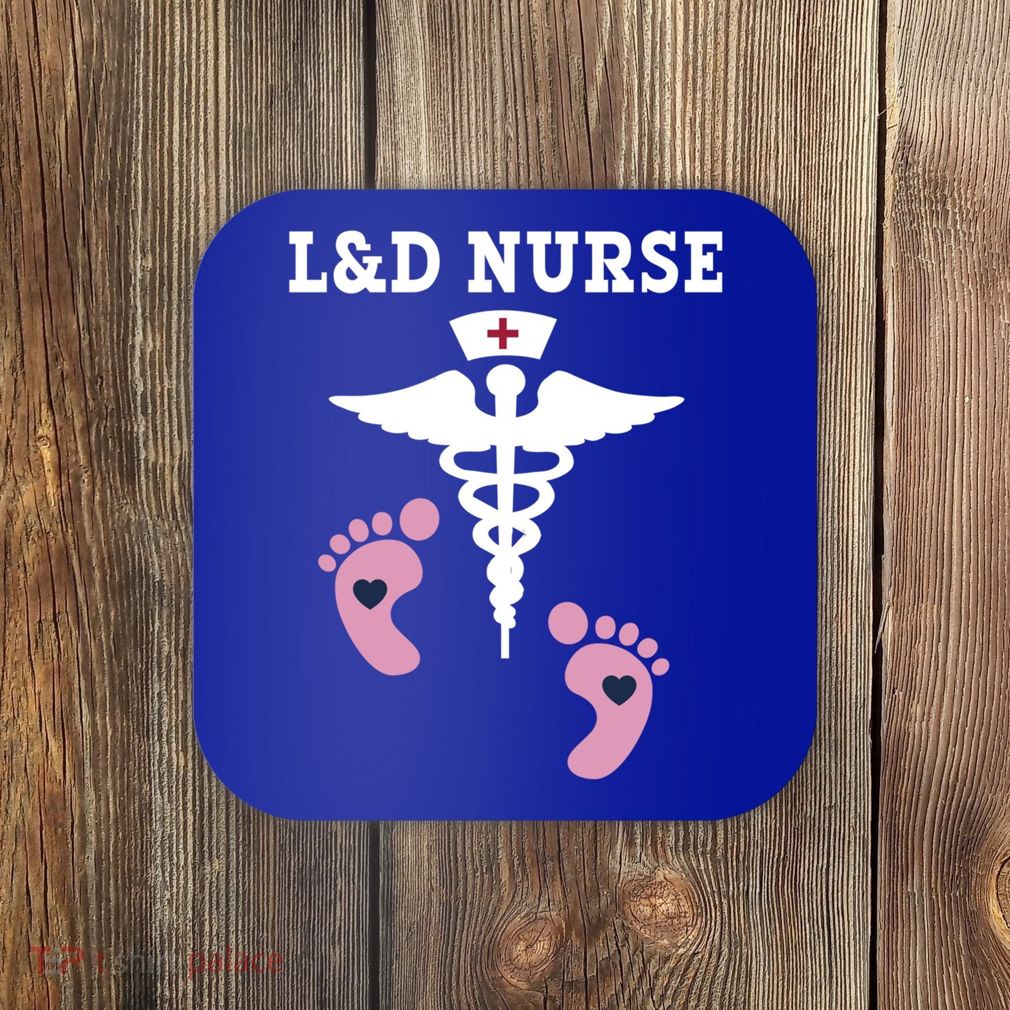 L And D Labor And Delivery Nurse Gift Coaster