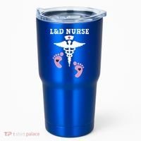 L And D Labor And Delivery Nurse Gift Tumbler thumb 0