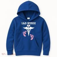 L And D Labor And Delivery Nurse Gift Kids Hoodie thumb 0