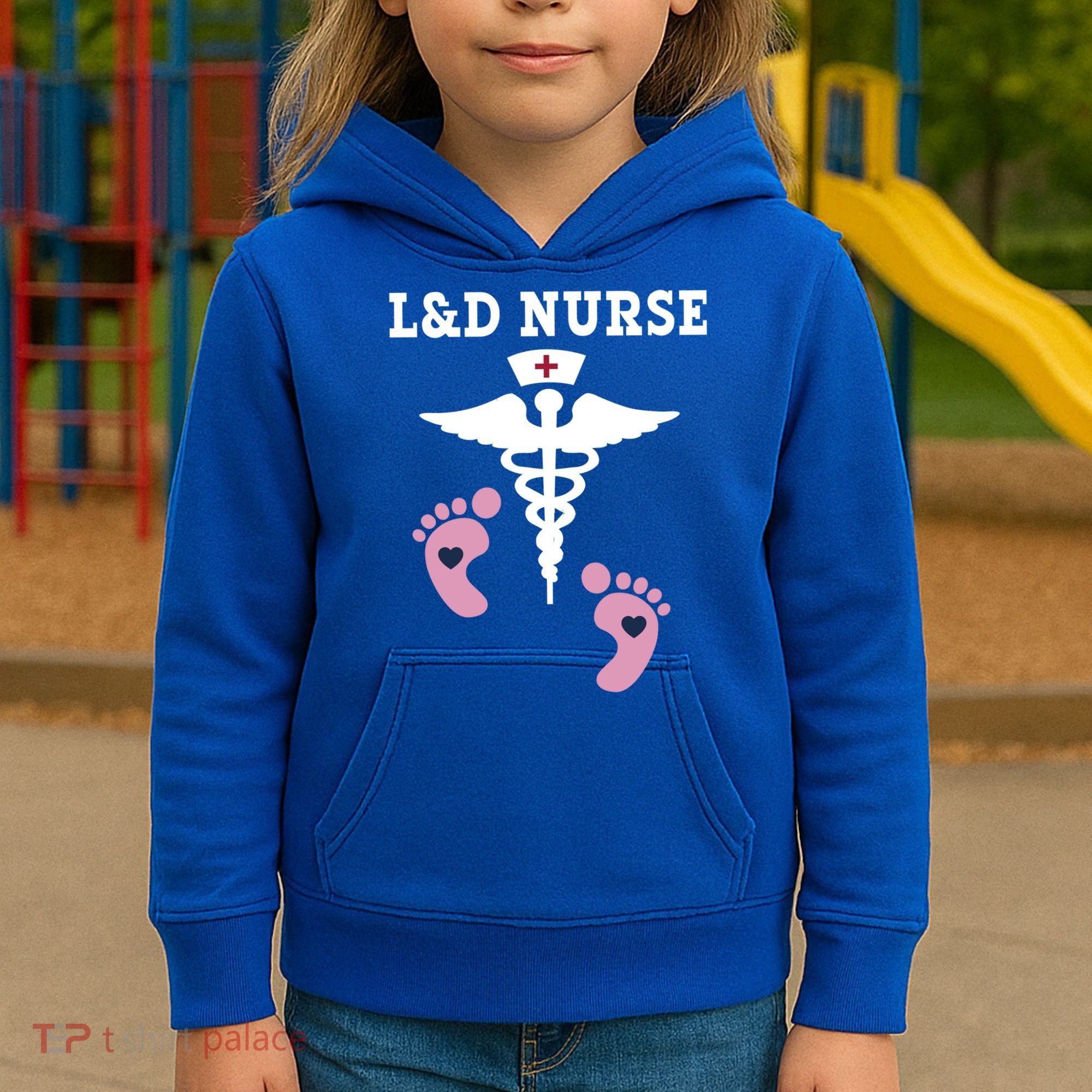 L And D Labor And Delivery Nurse Gift Kids Hoodie