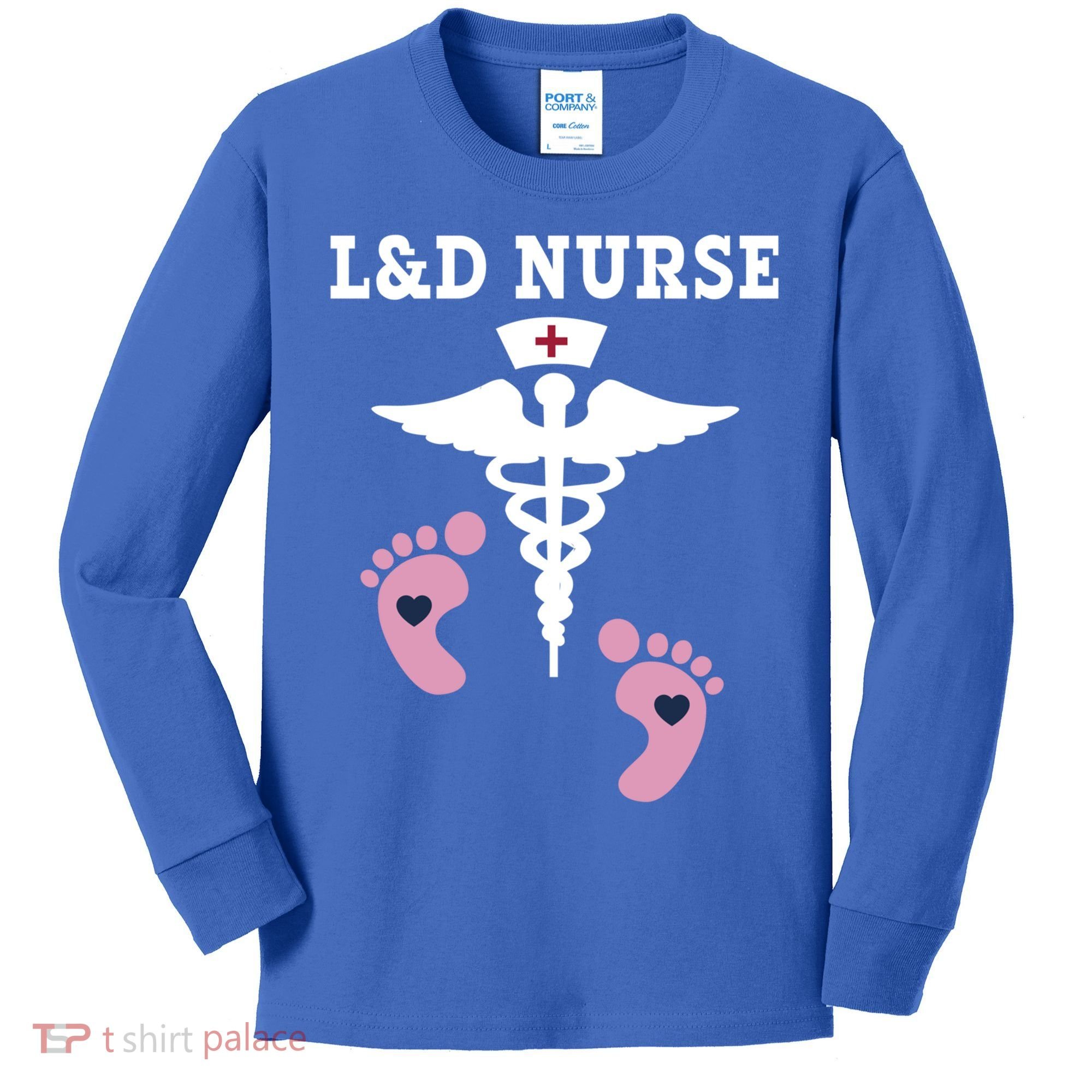 L And D Labor And Delivery Nurse Gift Kids Long Sleeve Shirt