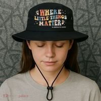 Labor and Delivery Nurse L&D Where Little Things Matter Bucket Hat thumb 3