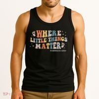 Labor and Delivery Nurse L&D Where Little Things Matter Tank Top thumb 3