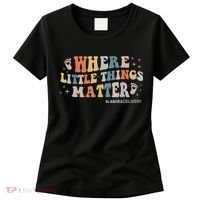 Labor and Delivery Nurse L&D Where Little Things Matter Women's T-Shirt thumb 0