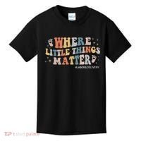 Labor and Delivery Nurse L&D Where Little Things Matter Kids T-Shirt thumb 0