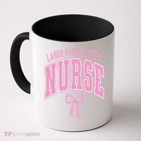 Labor And Delivery Nurse Coquette Bow Nursing Student Coffee Mug thumb 0