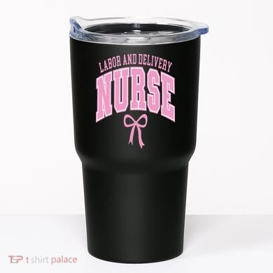 Labor And Delivery Nurse Coquette Bow Nursing Student Tumbler