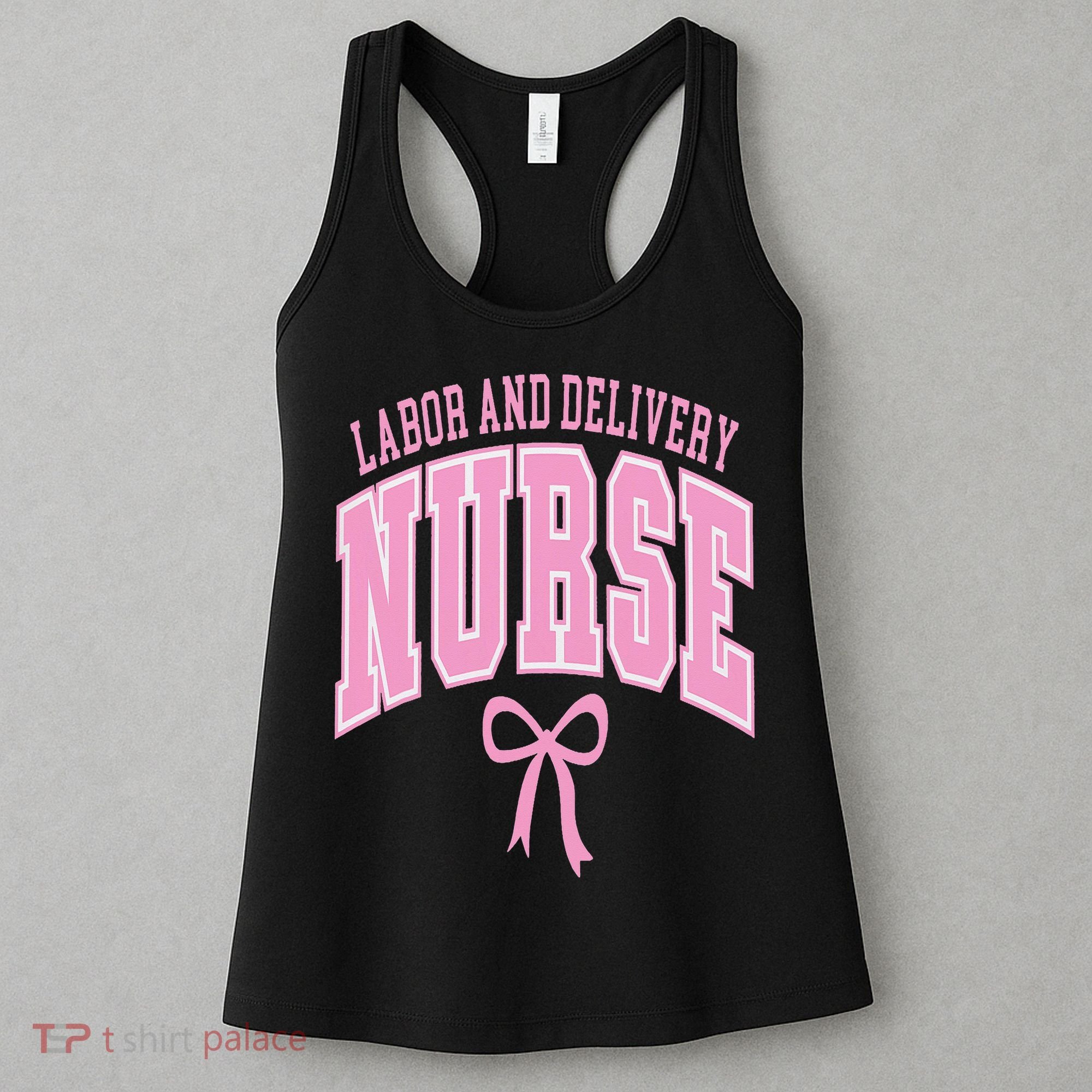 Labor And Delivery Nurse Coquette Bow Nursing Student Women's Tank Top