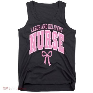 Labor And Delivery Nurse Coquette Bow Nursing Student Tank Top