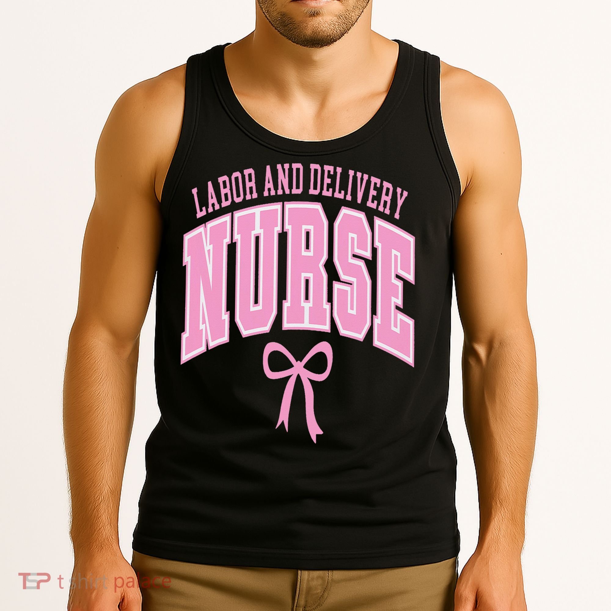 Labor And Delivery Nurse Coquette Bow Nursing Student Tank Top