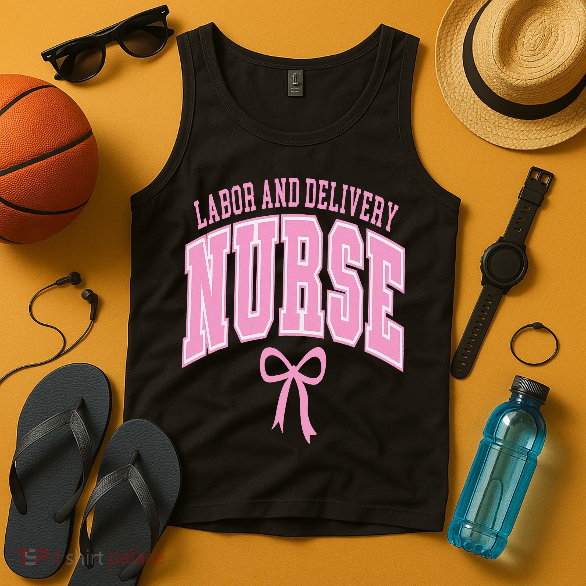 Labor And Delivery Nurse Coquette Bow Nursing Student Tank Top