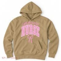 Labor And Delivery Nurse Coquette Bow Nursing Student Hoodie thumb 0