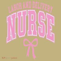 Labor And Delivery Nurse Coquette Bow Nursing Student Hoodie thumb 7