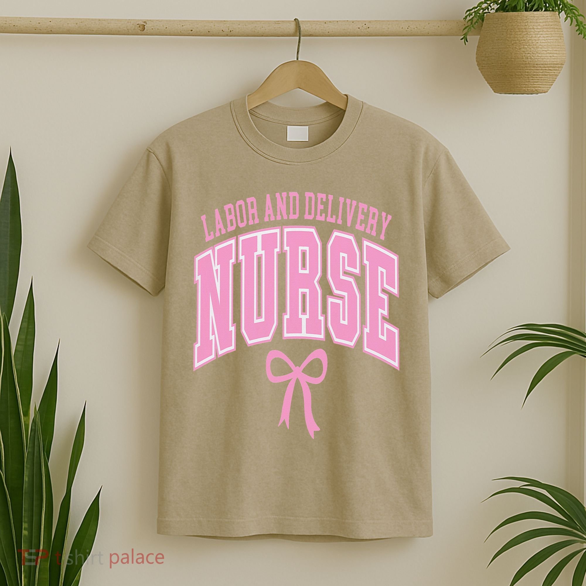 Labor And Delivery Nurse Coquette Bow Nursing Student T-Shirt