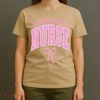 Labor And Delivery Nurse Coquette Bow Nursing Student T-Shirt thumb 4