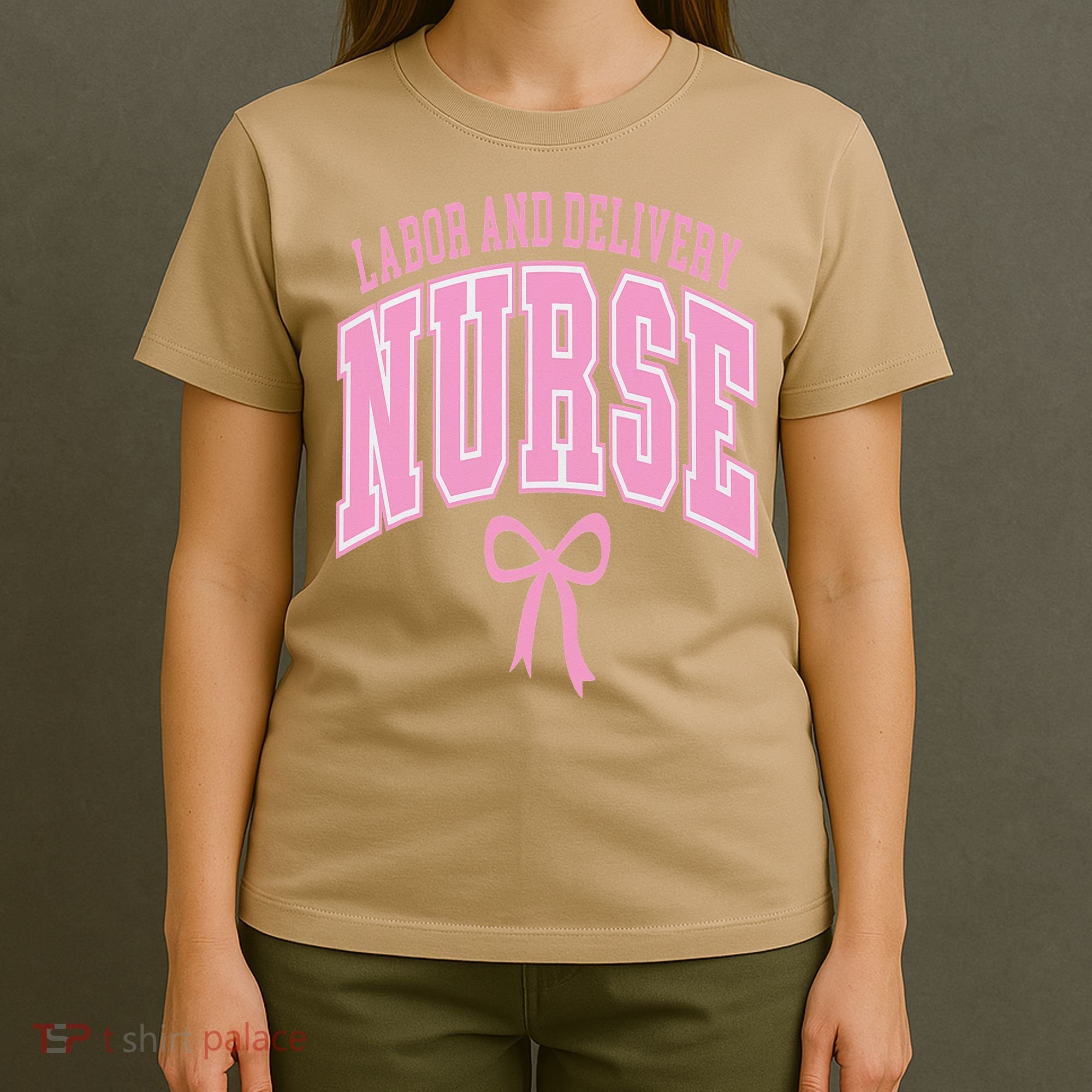 Labor And Delivery Nurse Coquette Bow Nursing Student T-Shirt