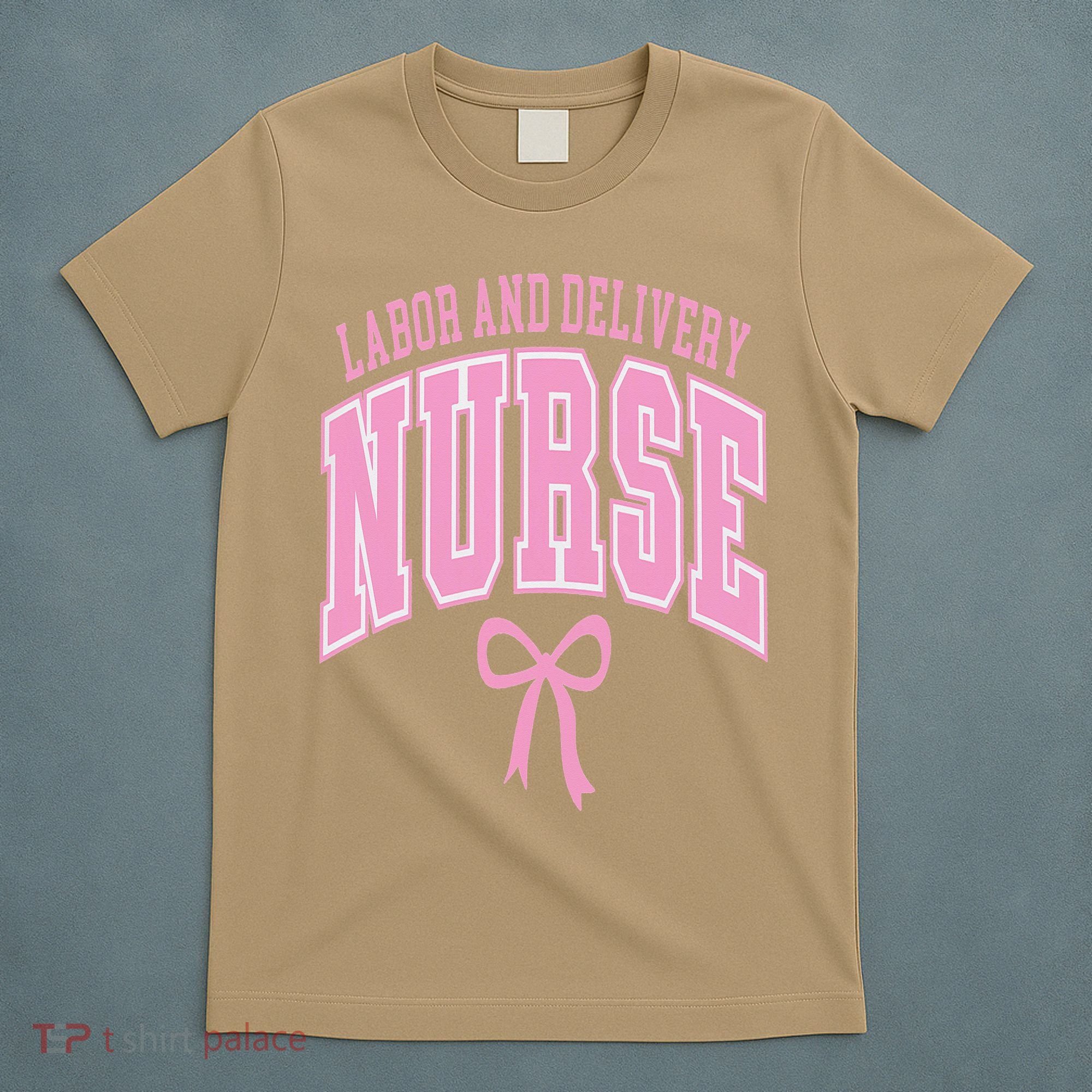 Labor And Delivery Nurse Coquette Bow Nursing Student T-Shirt