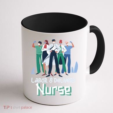 Labor And Delivery Nurse Labor Day Holidays Laborers Workers Gift Coffee Mug back