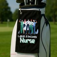 Labor And Delivery Nurse Labor Day Holidays Laborers Workers Gift Golf Towel thumb 2