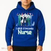 Labor And Delivery Nurse Labor Day Holidays Laborers Workers Gift Hoodie thumb 2