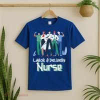 Labor And Delivery Nurse Labor Day Holidays Laborers Workers Gift T-Shirt thumb 2