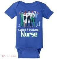 Labor And Delivery Nurse Labor Day Holidays Laborers Workers Gift Baby Bodysuit thumb 0