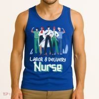Labor And Delivery Nurse Labor Day Holidays Laborers Workers Gift Tank Top thumb 3
