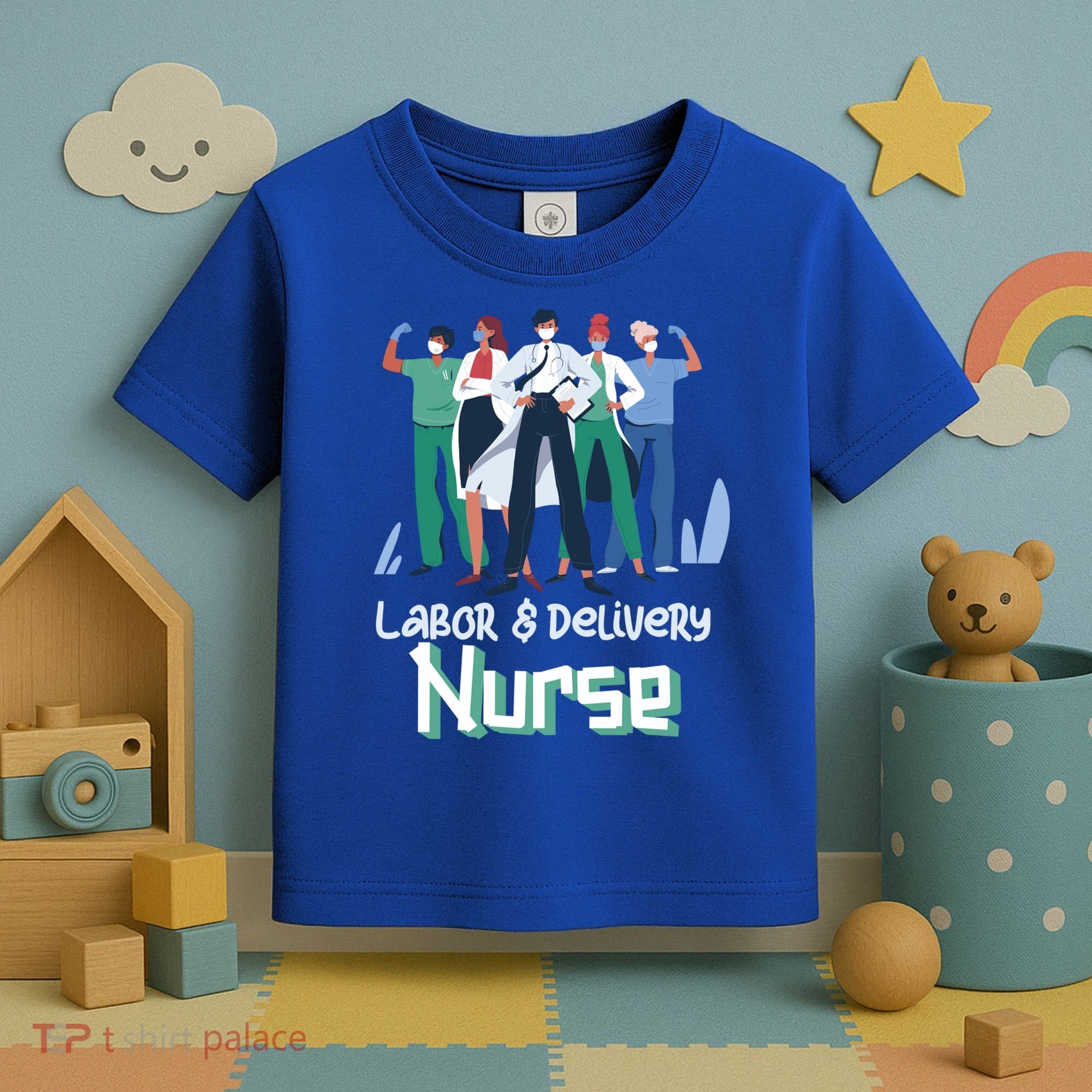 Labor And Delivery Nurse Labor Day Holidays Laborers Workers Gift Toddler T-Shirt