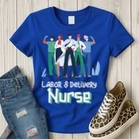 Labor And Delivery Nurse Labor Day Holidays Laborers Workers Gift Women's T-Shirt thumb 3