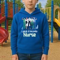 Labor And Delivery Nurse Labor Day Holidays Laborers Workers Gift Kids Hoodie thumb 2