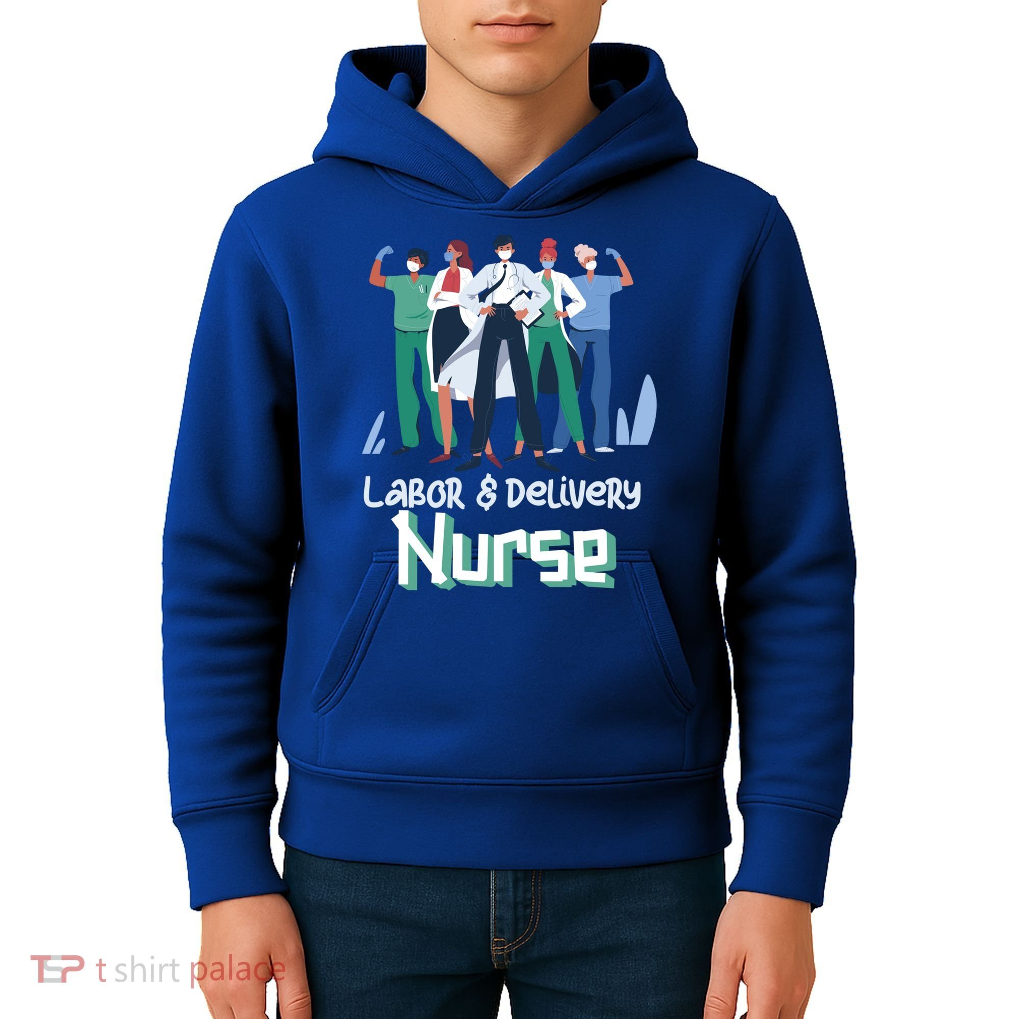 Labor And Delivery Nurse Labor Day Holidays Laborers Workers Gift Kids Hoodie