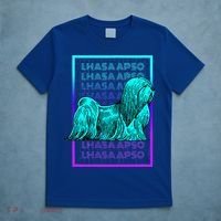 Lhasa Apso Dog Vintage Retro Lhasa Apso T-Shirt thumb 5