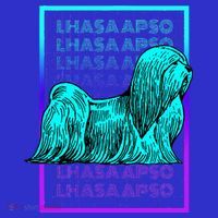 Lhasa Apso Dog Vintage Retro Lhasa Apso T-Shirt thumb 7