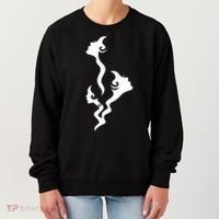 Lady Faces In Smoke Women's Sweatshirt thumb 0
