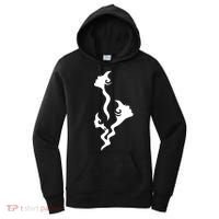 Lady Faces In Smoke Women's Hoodie thumb 0