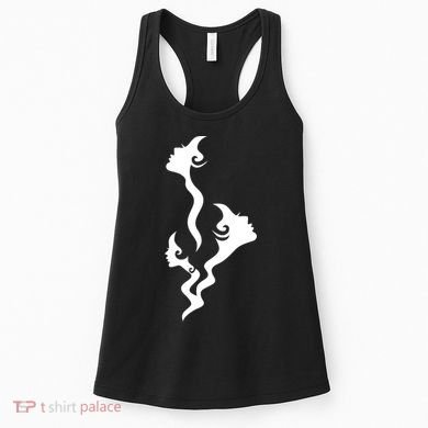 Lady Faces In Smoke Women's Tank Top