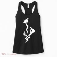 Lady Faces In Smoke Women's Tank Top thumb 0