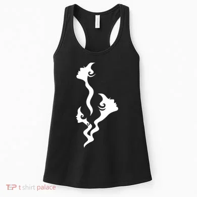 Lady Faces In Smoke Women's Tank Top