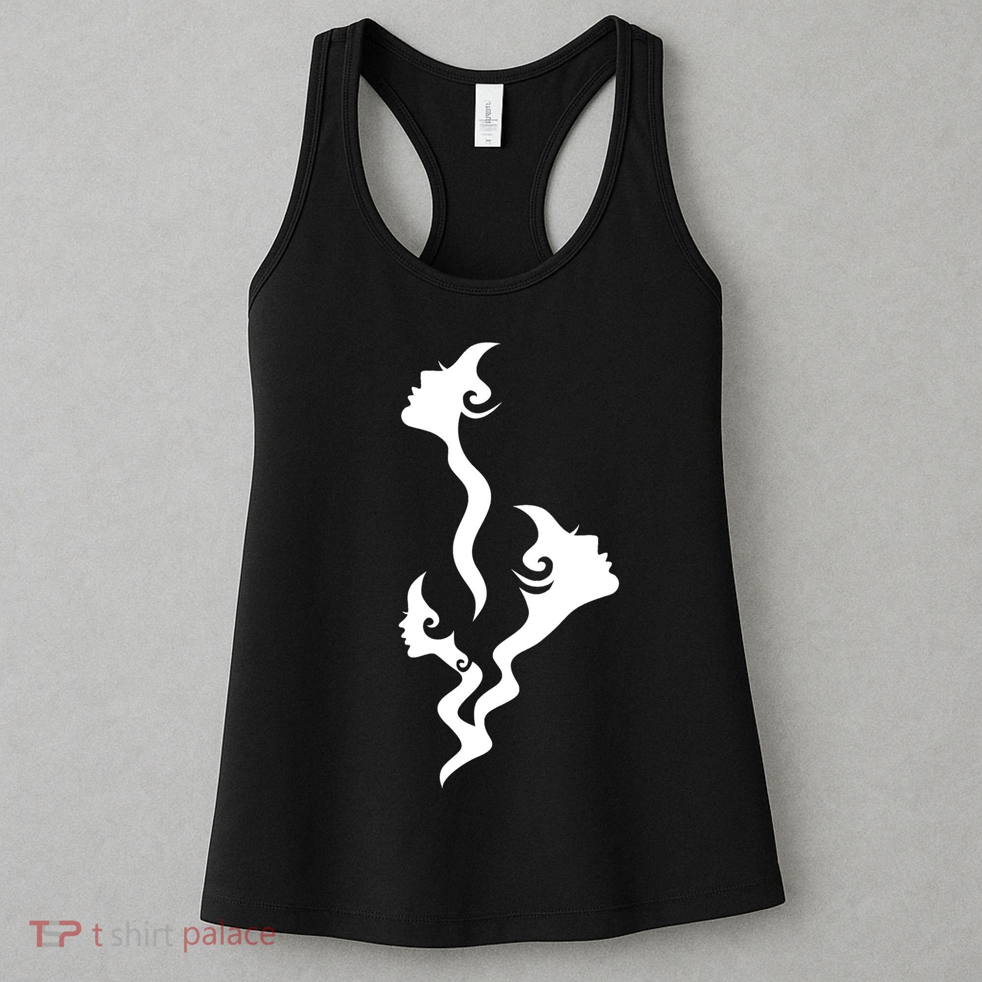 Lady Faces In Smoke Women's Tank Top