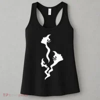 Lady Faces In Smoke Women's Tank Top thumb 3