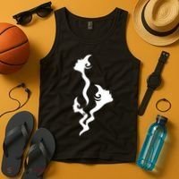 Lady Faces In Smoke Tank Top thumb 4