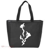Lady Faces In Smoke Tote Bag thumb 0