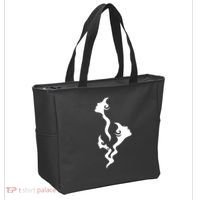 Lady Faces In Smoke Tote Bag thumb 2