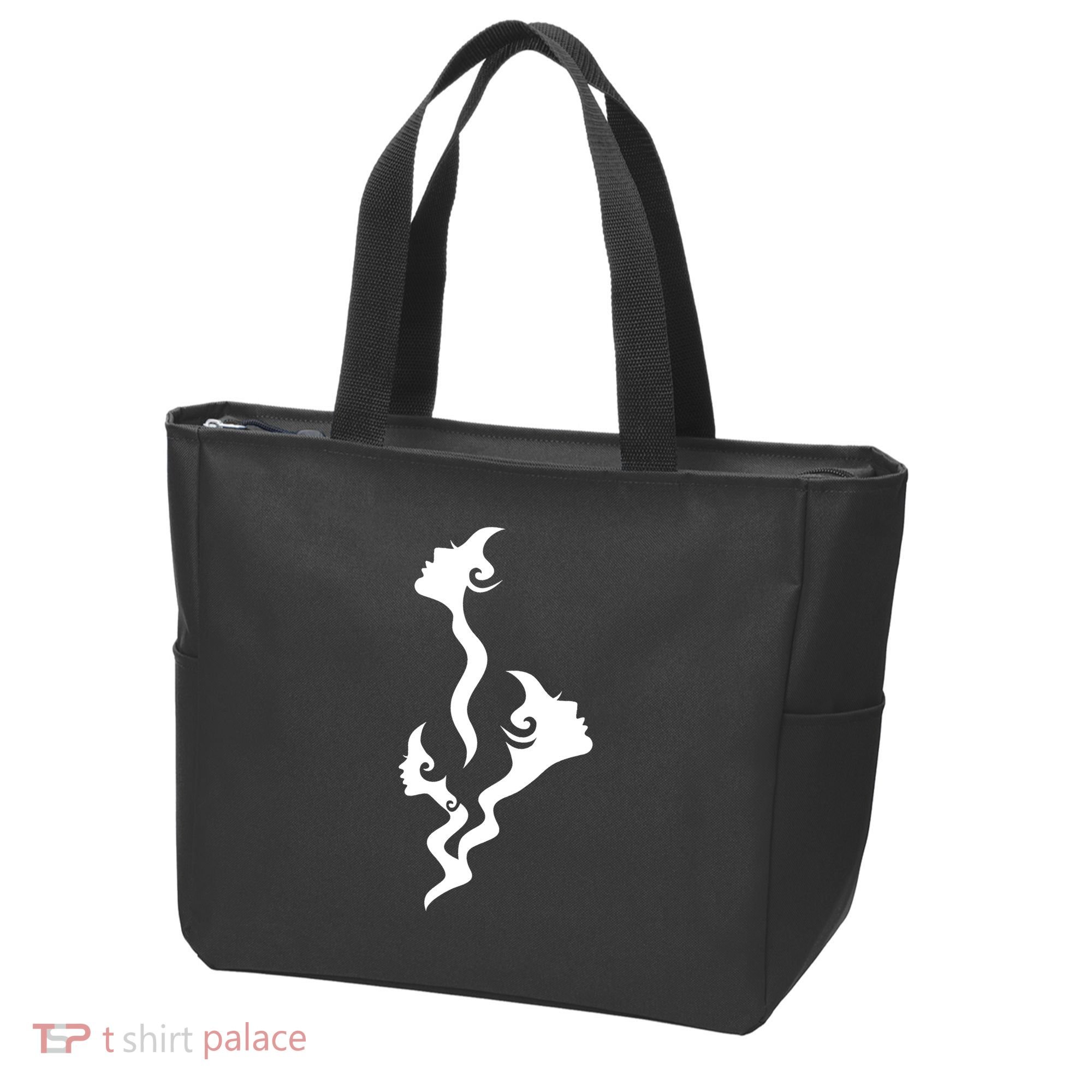 Lady Faces In Smoke Tote Bag