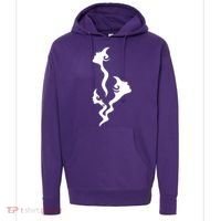 Lady Faces In Smoke Hoodie thumb 0